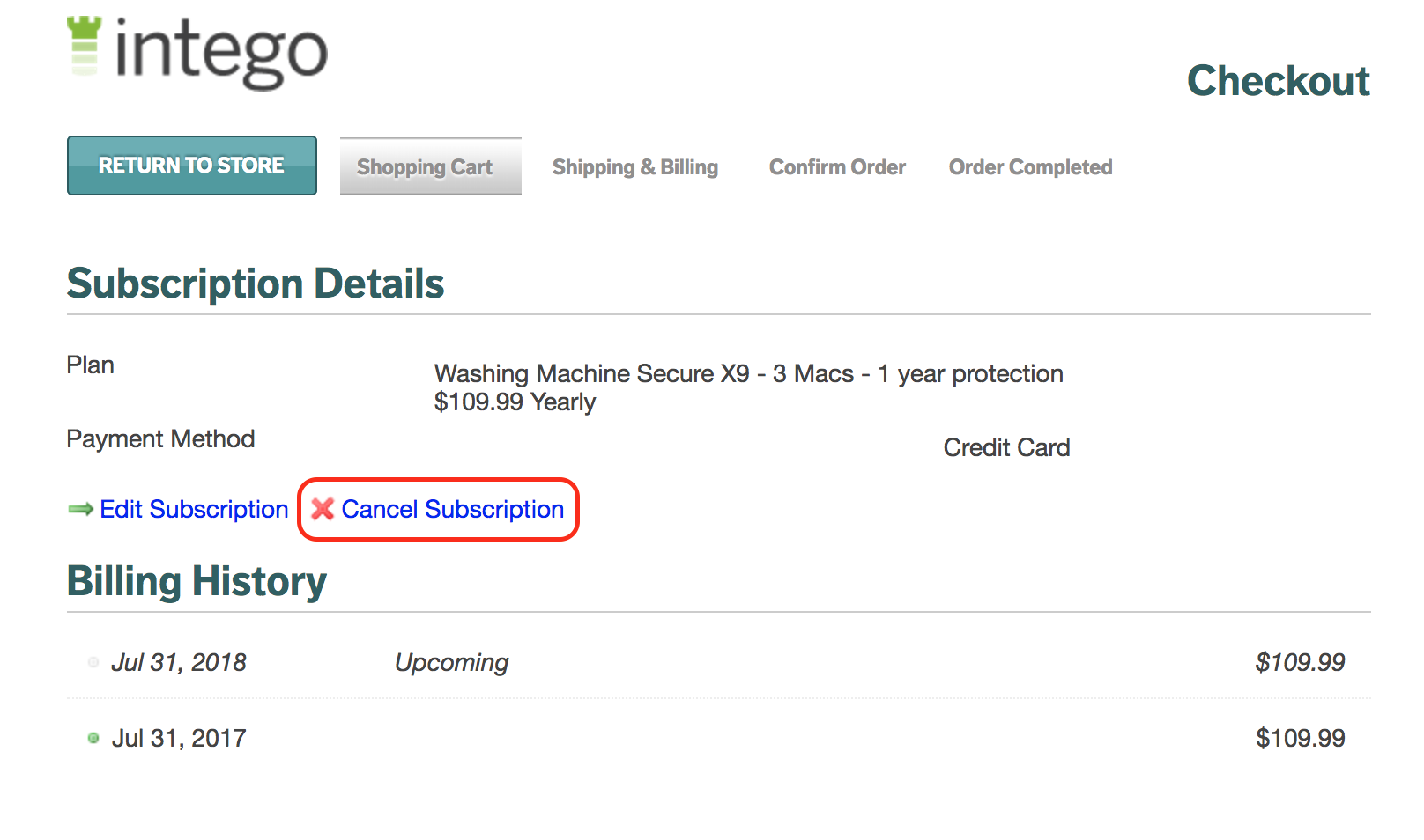 How To Cancel a Subscription or Renewal – Intego Support