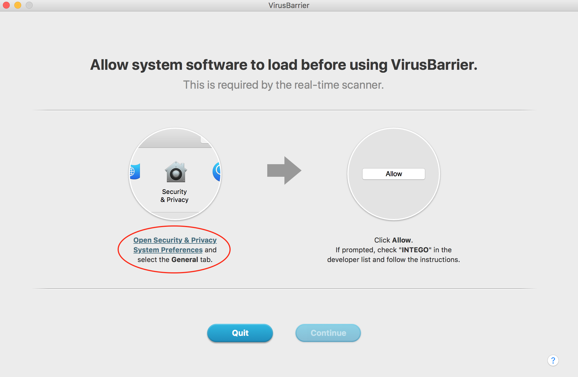 Mac 10.13 some system software was blocked from loading