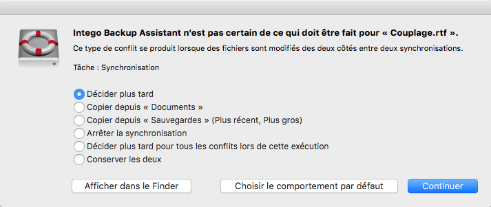 Synchronisation : dialogue Demander