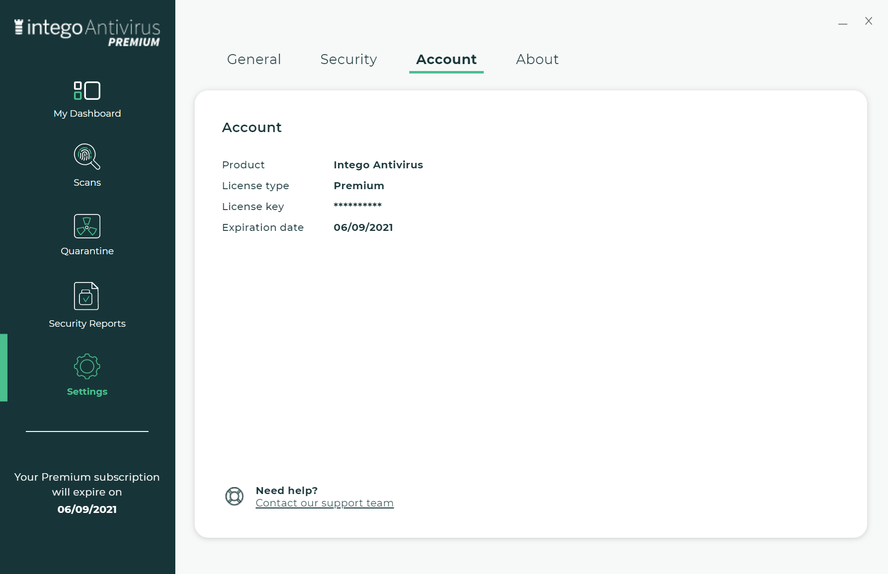 Illustration of the Account Information