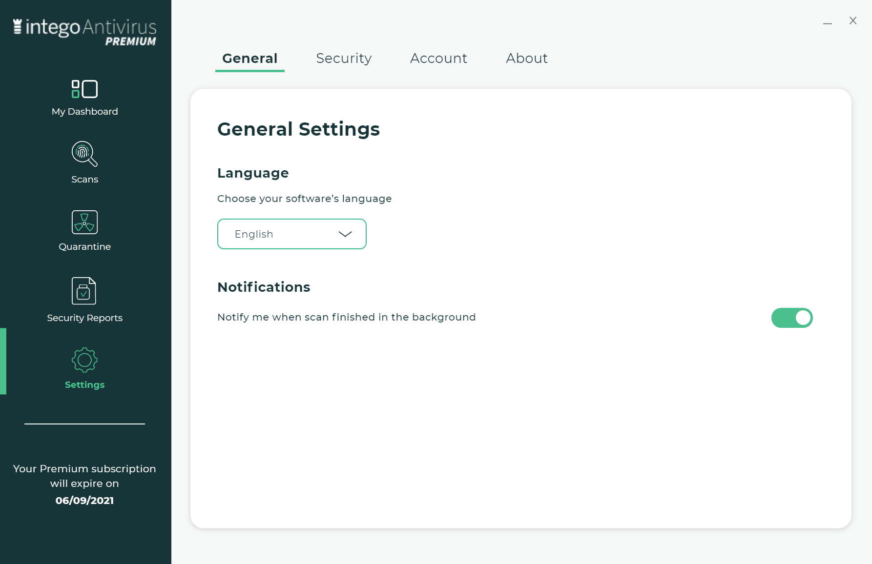General Settings Illustration