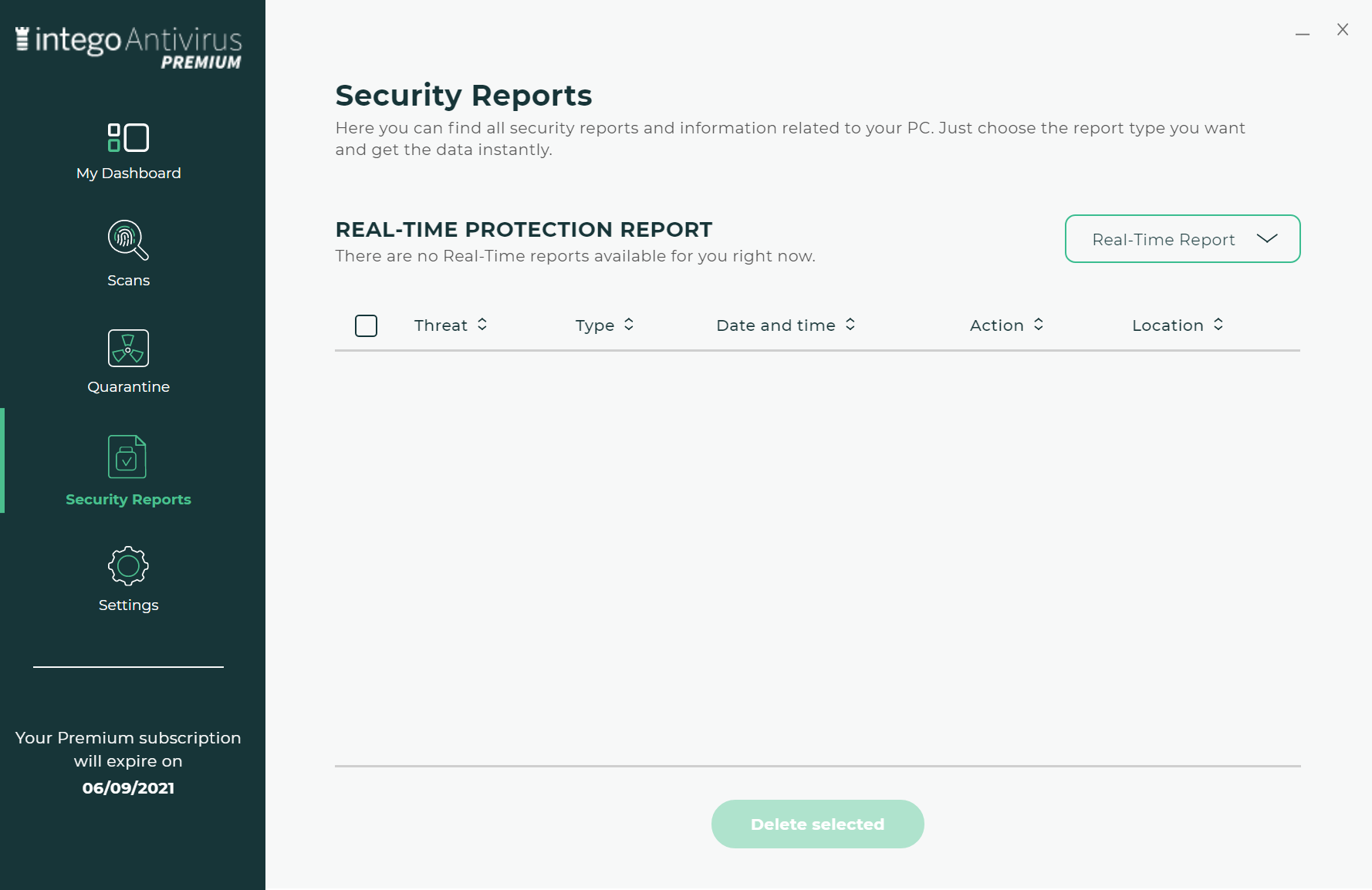 Real-Time Scanner report illustration