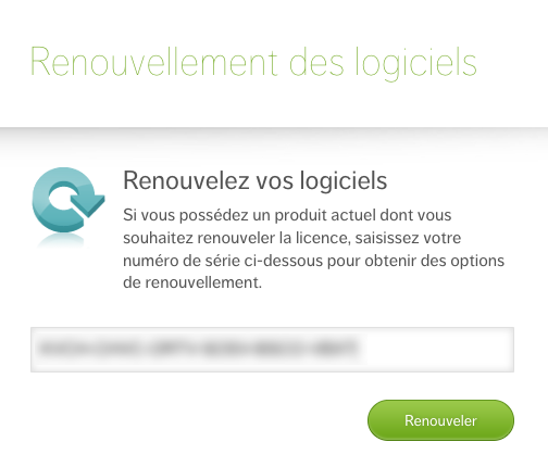 Renouvellement des logiciels