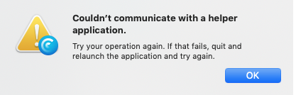 Couldn't Communicate with a Helper Application – Intego Support