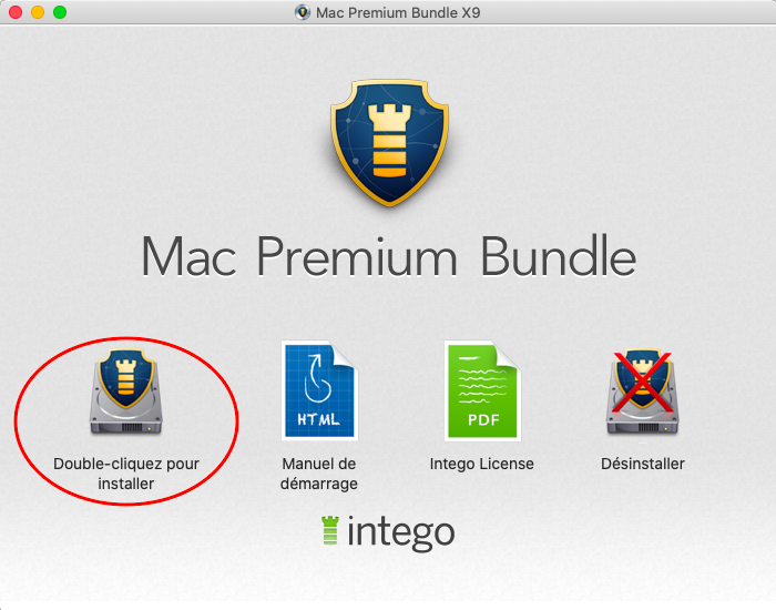 Mac Premium Bundle X9 > Installeur Double-cliquez pour installer Mac Premium Bundle X9 > Installeur Double-cliquez pour installer
