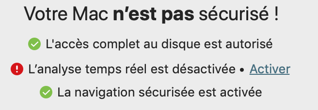 Votre Mac n'est pas sécurisé !