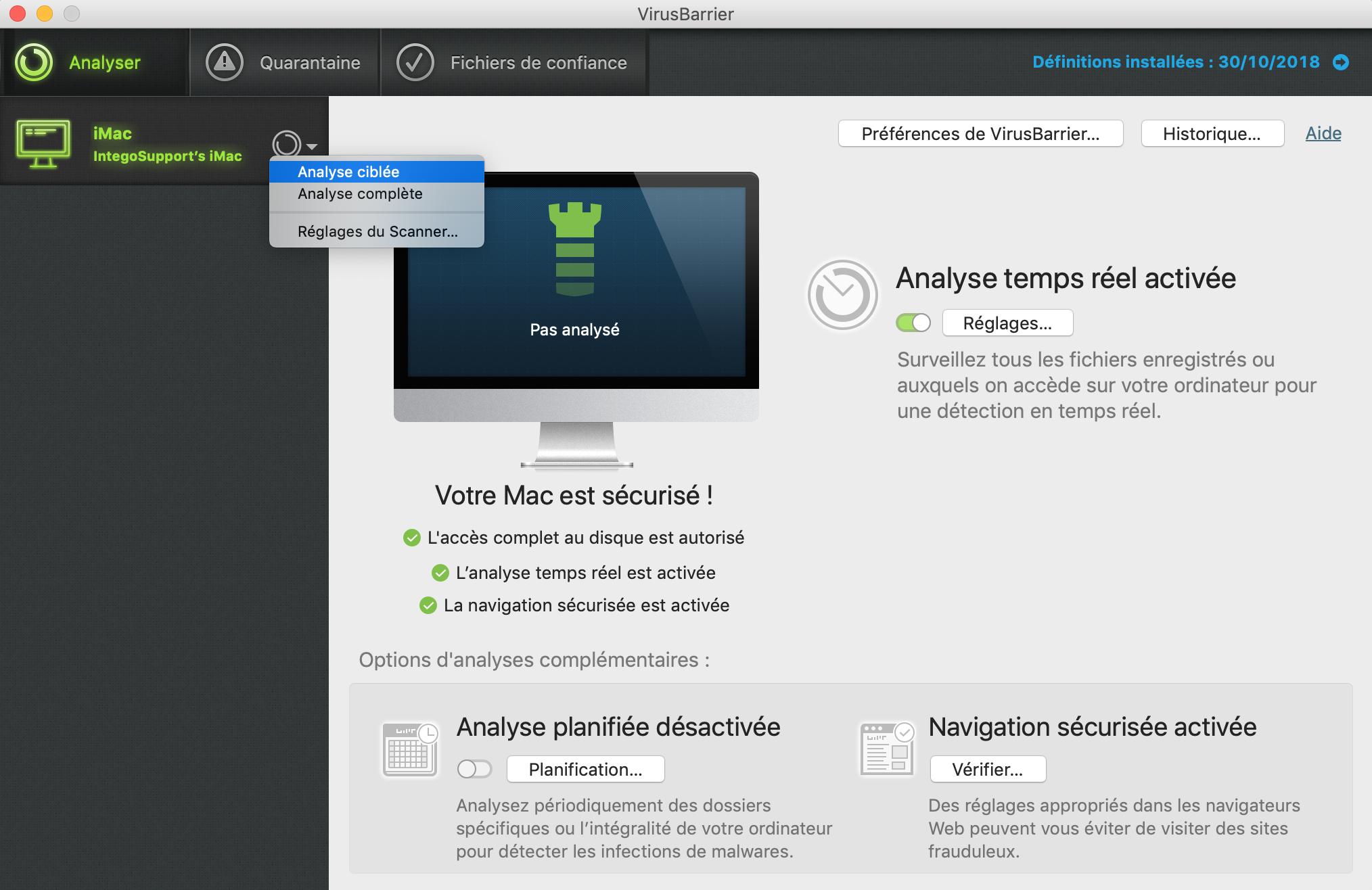 Analyse complète