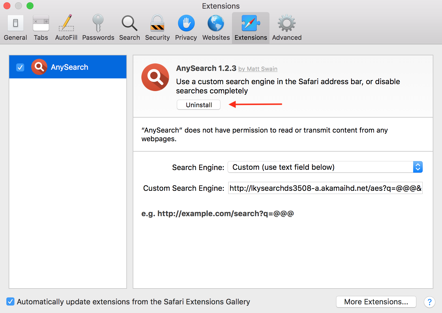 remove malware mac safari