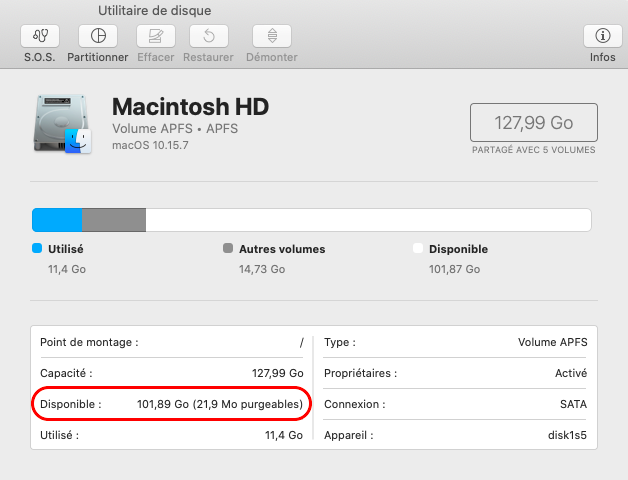 Macintosh HD > Disponible